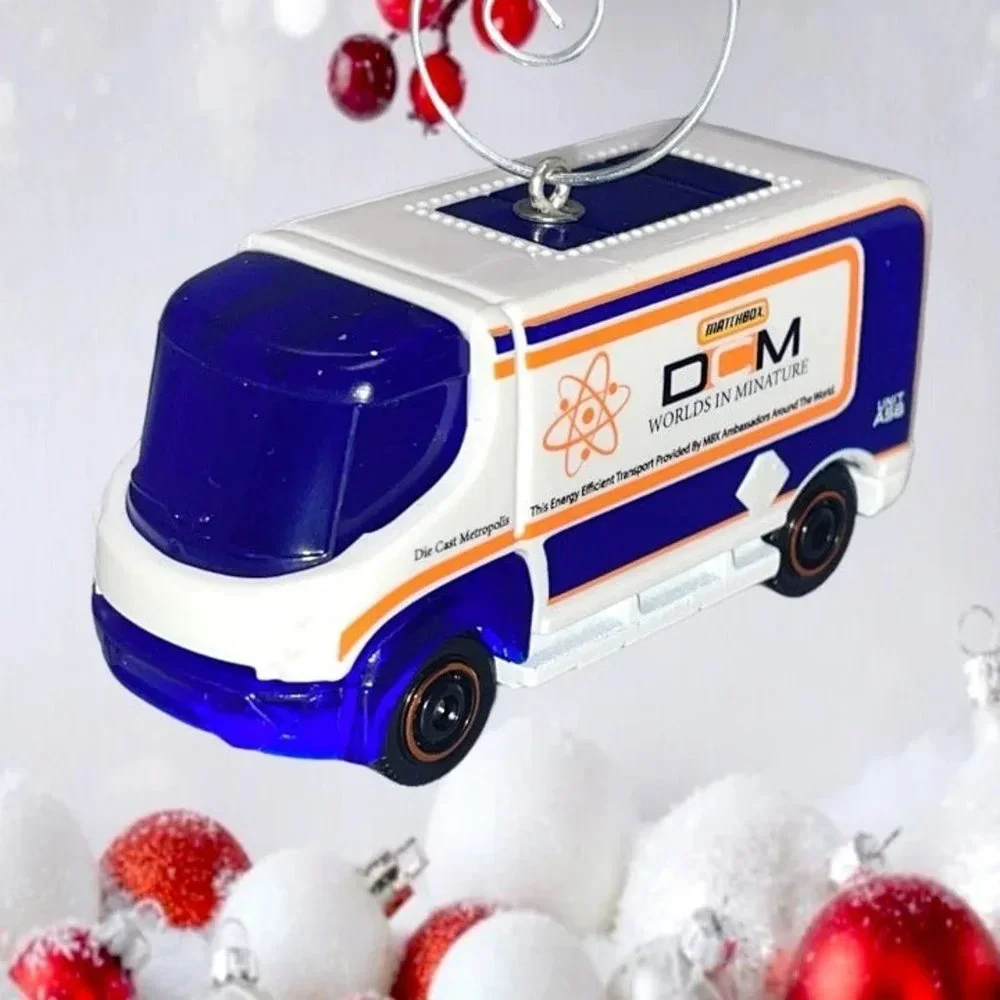eStar Electric‎ Van Truck Bus 1:64 ONE OF A KIND Christmas Tree Ornament